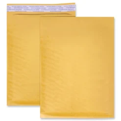 Universal 4 x 8 Peel Seal Strip Cushioned Mailer, Extension Flap, Self-Adhesive Closure (500/Carton)