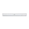 Universal Clear Plastic Standard/Metric 12 in. Ruler - Clear