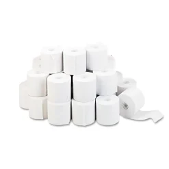 Universal Impact/Inkjet Print 0.5 in. Core 2.25 in. x 130 ft. Bond Paper Rolls - White (100/Carton)
