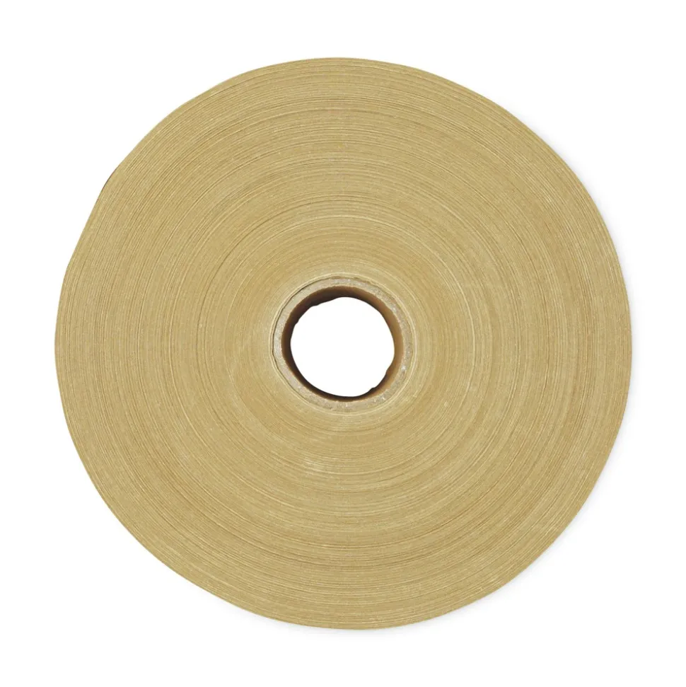 Universal One 10-Piece/Carton Gummed Kraft 3 in. Core 3 in. x 600 ft. Sealing Tape - Brown