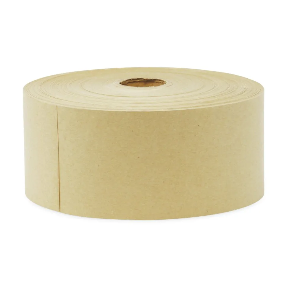 Universal One 10-Piece/Carton Gummed Kraft 3 in. Core 3 in. x 600 ft. Sealing Tape - Brown