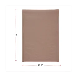 Universal 80-Piece/Carton #5 Self-Seal 10.5 in. x 16 in. Cushioned Mailer with Bubble Lining Barrier and Self-Adhesive Closure - Natural Kraft