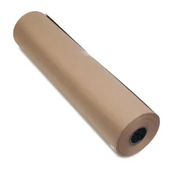 Universal UFS1300053 36 in. x 720 ft. 50 lbs. Wrapping Weight Stock High-Volume Heavyweight Wrapping Paper Roll - Brown (1 Roll)