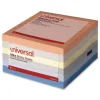 Universal Ultra Sticky Note Pads Note Ruled 4-in x 4-in Assorted Colors 100 Sheets/Pad 6 Pads/Pack