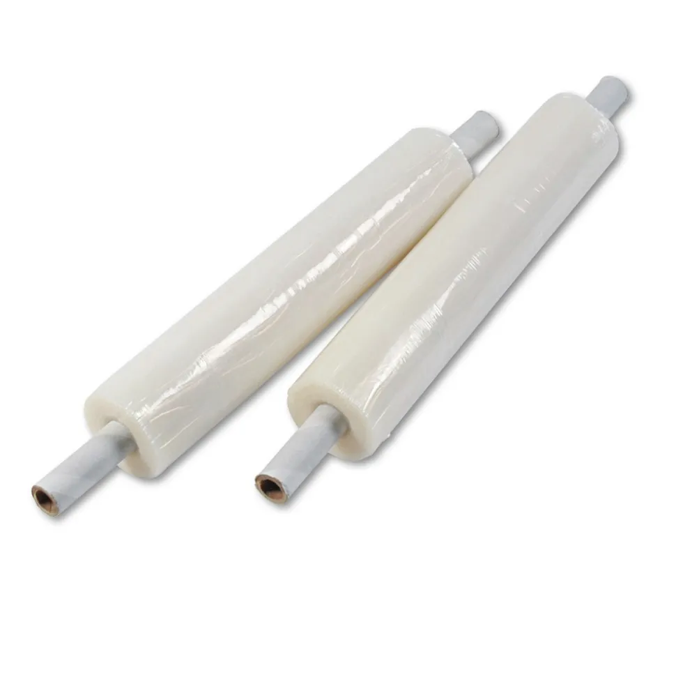 Universal UNV08020 80 Gauge 20 in. x 1000 ft. Stretch Film with Preattached Handles - Clear (4/Carton)