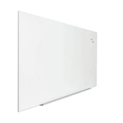Universal UNV43204 Frameless 72 in. x 48 in. Magnetic Glass Marker Board - White