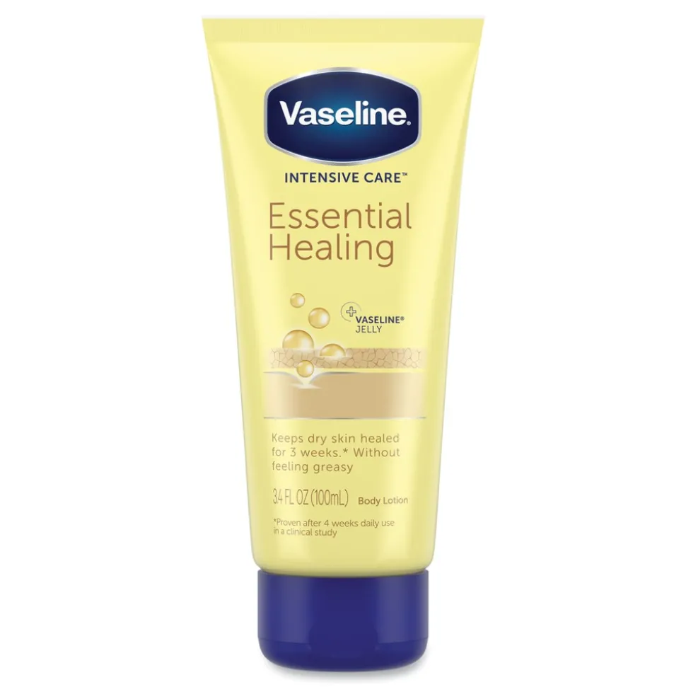 Vaseline 3.4 oz. Squeeze Tube Intensive Care Essential Healing Body Lotion (12/Carton)