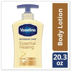 Vaseline Intensive Care 20.3 oz. Pump Bottle Essential Healing Body Lotion (4/Carton)