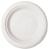 Vegware 6 in. Diameter Nourish Molded Compostable Fiber Plate Tableware - White (1000/Carton)