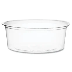 Vegware 2 oz. Compostable Portion Pots - Clear (2000/Carton)