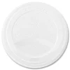 Vegware 89 Series Compostable Hot Cup Lids - White (1000/Carton)