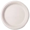 Vegware VW-P005NFA 10 in. Diameter Nourish Molded Compostable Fiber Plate Tableware - White (500/Carton)