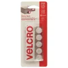 Velcro 0.63 in. Diameter Removable Adhesive Sticky-Back Fasteners - White (15/Pack)