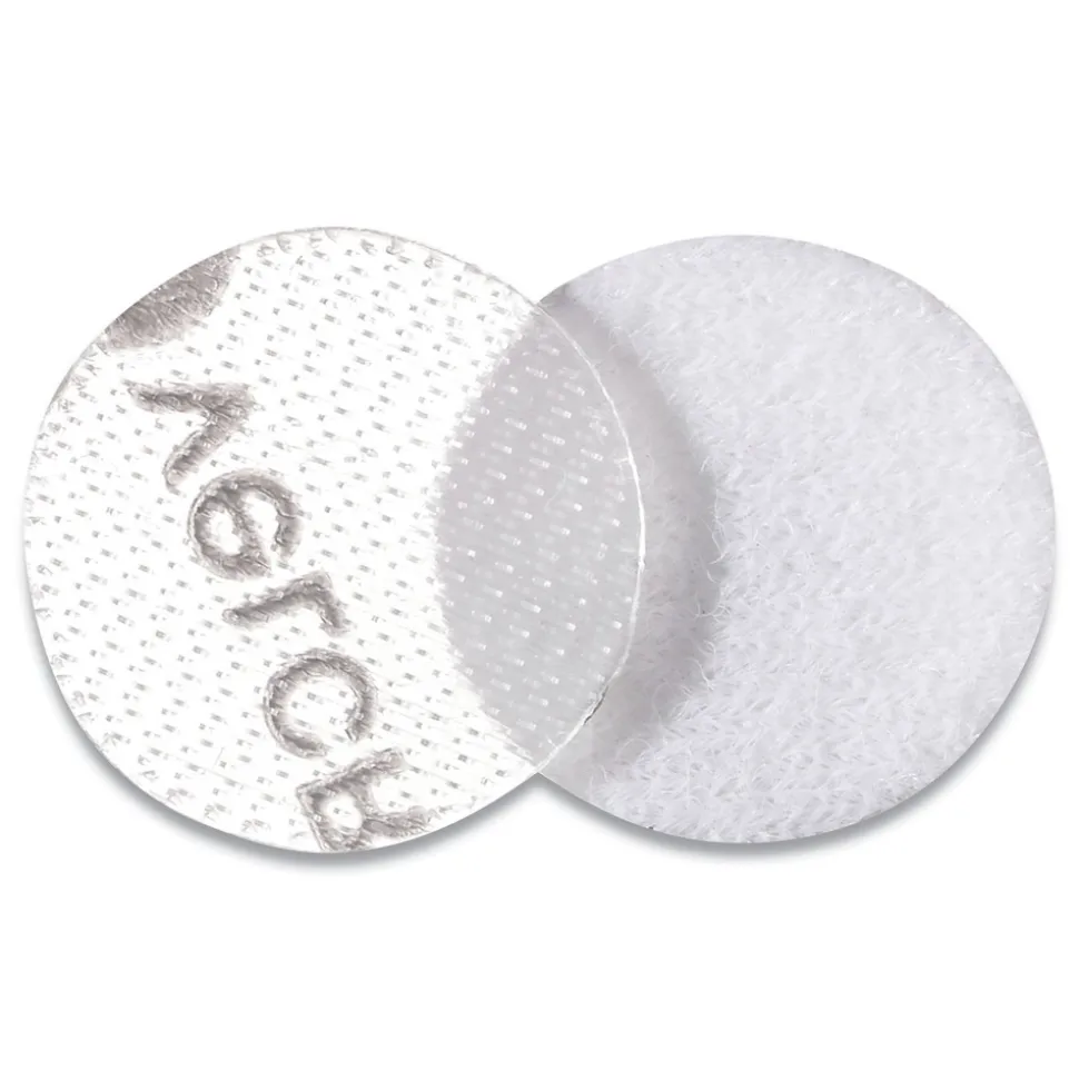 Velcro 0.63 in. Diameter Removable Adhesive Sticky-Back Fasteners - Clear (75/Pack)
