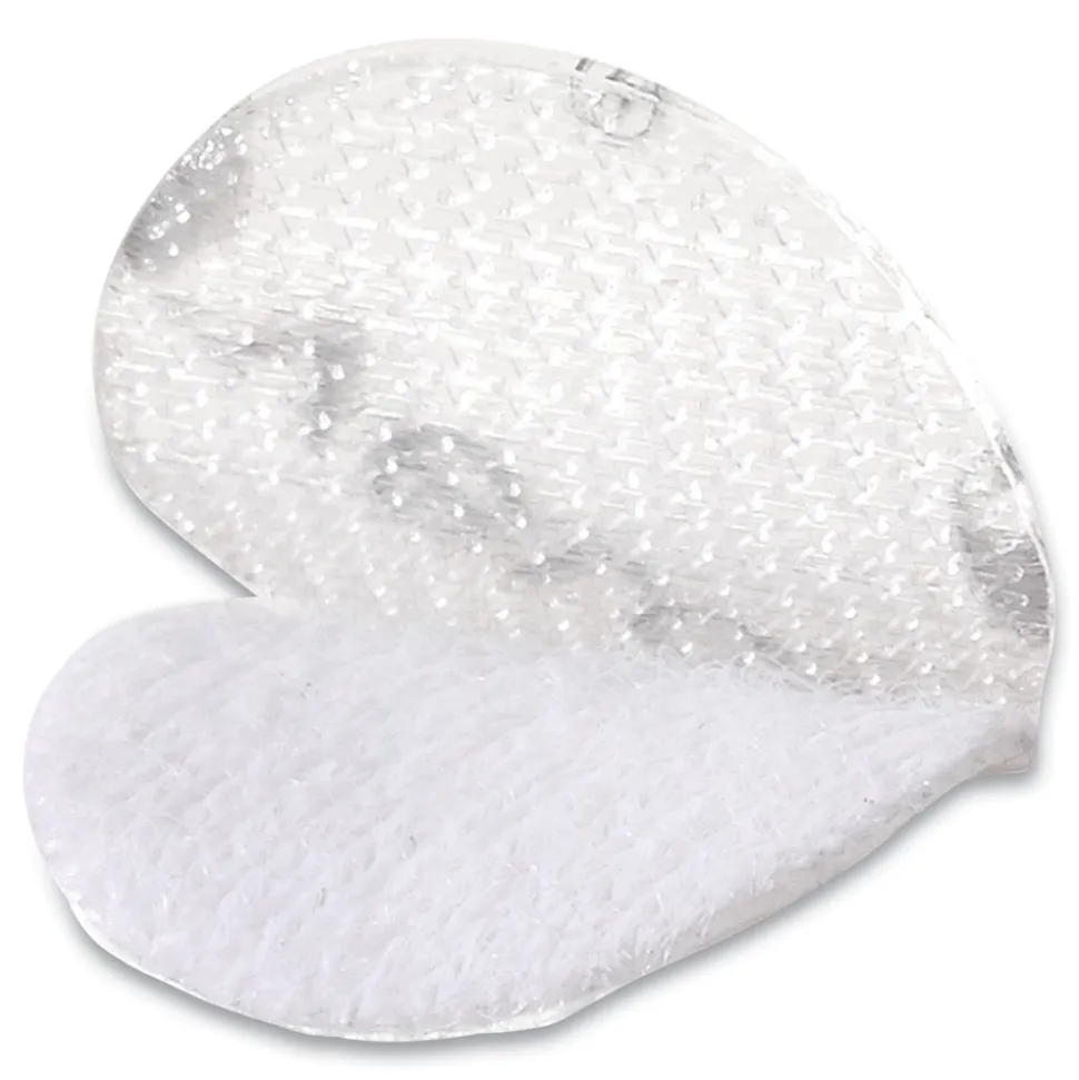 Velcro 0.63 in. Diameter Removable Adhesive Sticky-Back Fasteners - Clear (75/Pack)