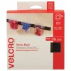 Velcro 0.75 in. x 15 ft. Removable Adhesive Sticky-Back Fasteners with Dispenser - Black (1-Roll)