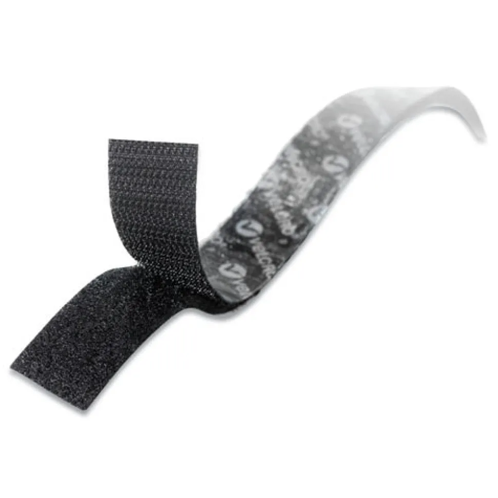 Velcro 0.75 in. x 15 ft. Removable Adhesive Sticky-Back Fasteners with Dispenser - Black (1-Roll)