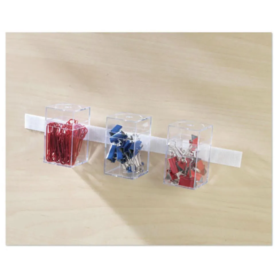 Velcro 0.75 in. x 15 ft. Removable Adhesive Sticky-Back Fasteners with Dispenser - White (1-Roll)