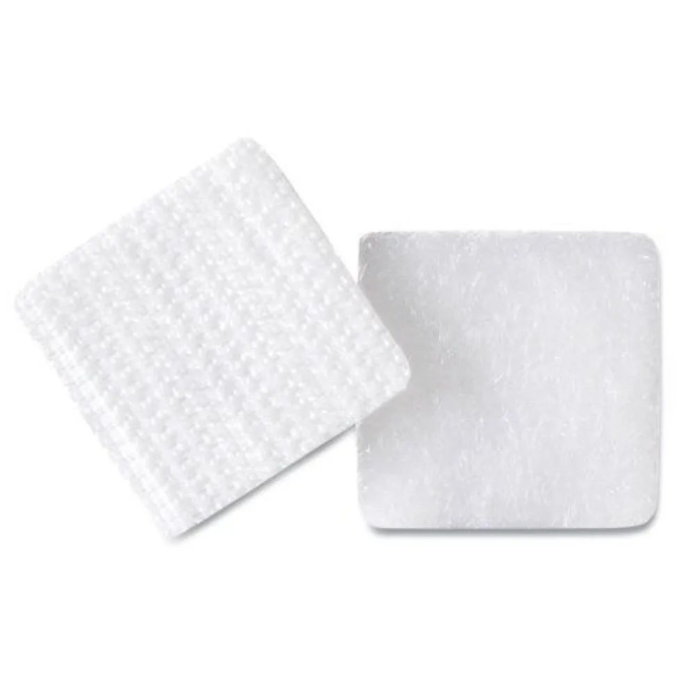 Velcro 0.88 in. x 0.88 in. Removable Adhesive Sticky-Back Fasteners - White (12/Pack)