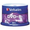 Verbatim 4.7 GB 16x DVD R Recordable Disc - Matte Silver (50/Pack)
