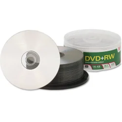 Verbatim 4.7 GB 4x DVD RW Rewritable Disc - Silver (30/Pack)