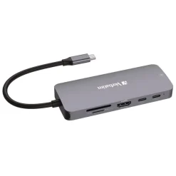 Verbatim 9 Port USB-C Pro Multiport Hub - Gray