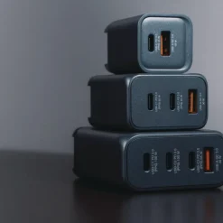 Verbatim 35 Watts 2-Port GaN Wall Charger - Black/Gray