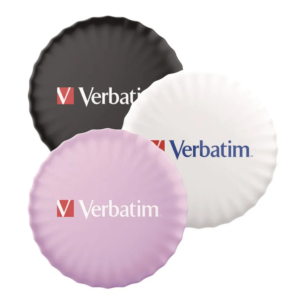 Verbatim My Finder Bluetooth Coin Tracker for Apple iOS - Black/Purple/White (3/Pack)