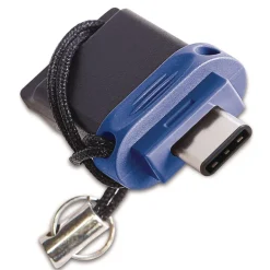 Verbatim Store n' Go Dual USB 3.2 Gen 1 Flash Drive for USB-C Devices - Blue