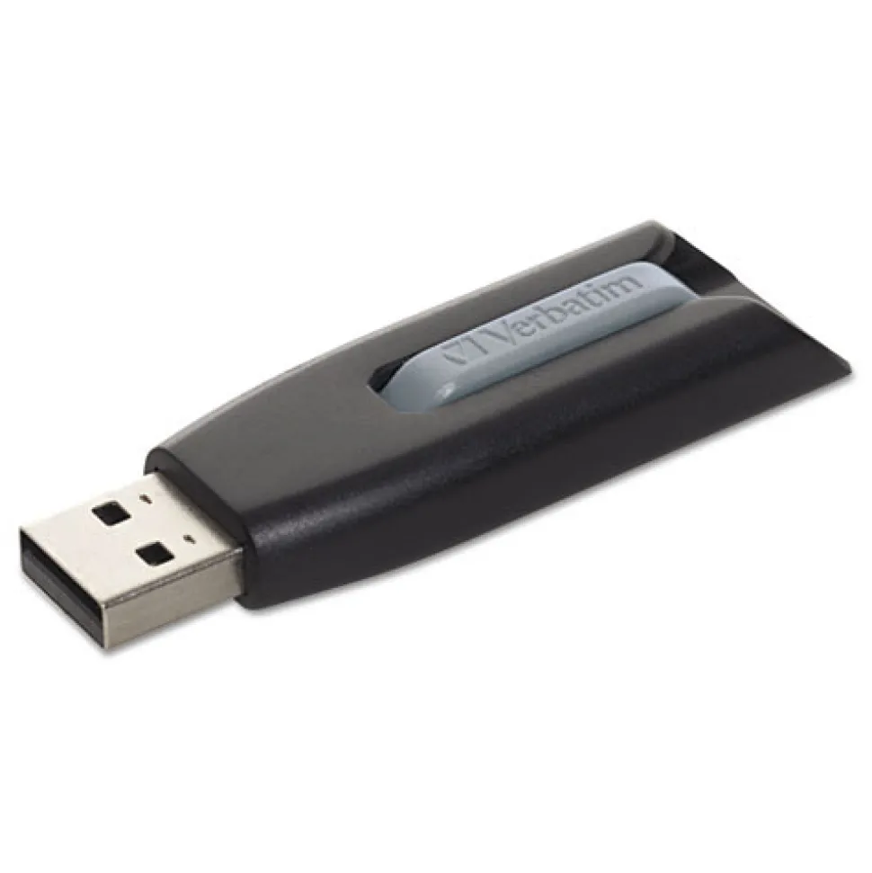 Verbatim Store 'n' Go V3 64 GB USB 3.0 Drive - Black/Gray