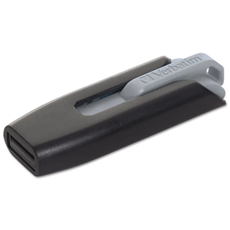 Verbatim Store 'n' Go V3 64 GB USB 3.0 Drive - Black/Gray