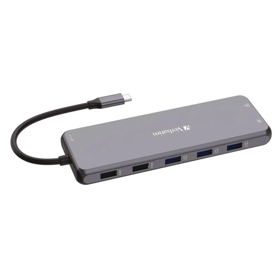Verbatim USB-C Pro Multiport Hub CMH 13 Port - Gray