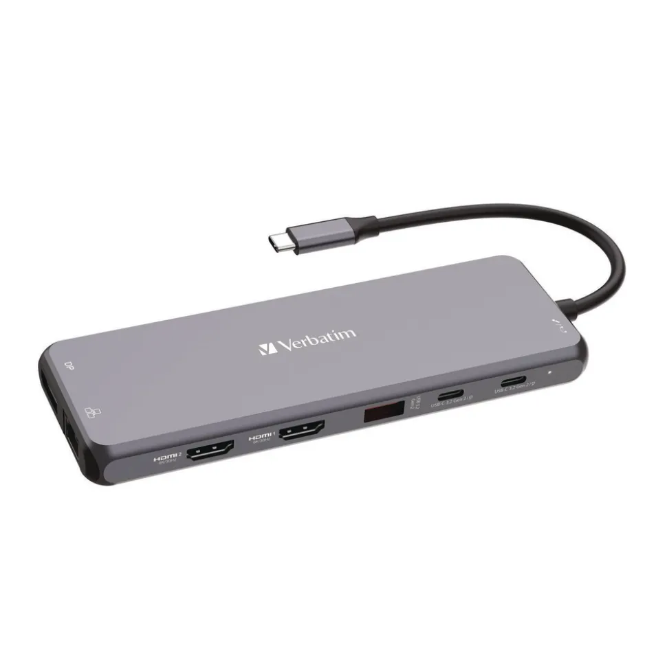 Verbatim USB-C Pro Multiport Hub CMH 13 Port - Gray