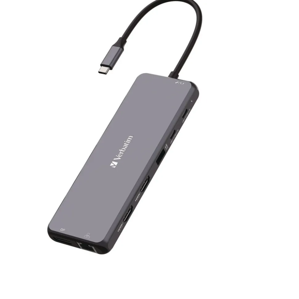 Verbatim USB-C Pro Multiport Hub CMH 13 Port - Gray