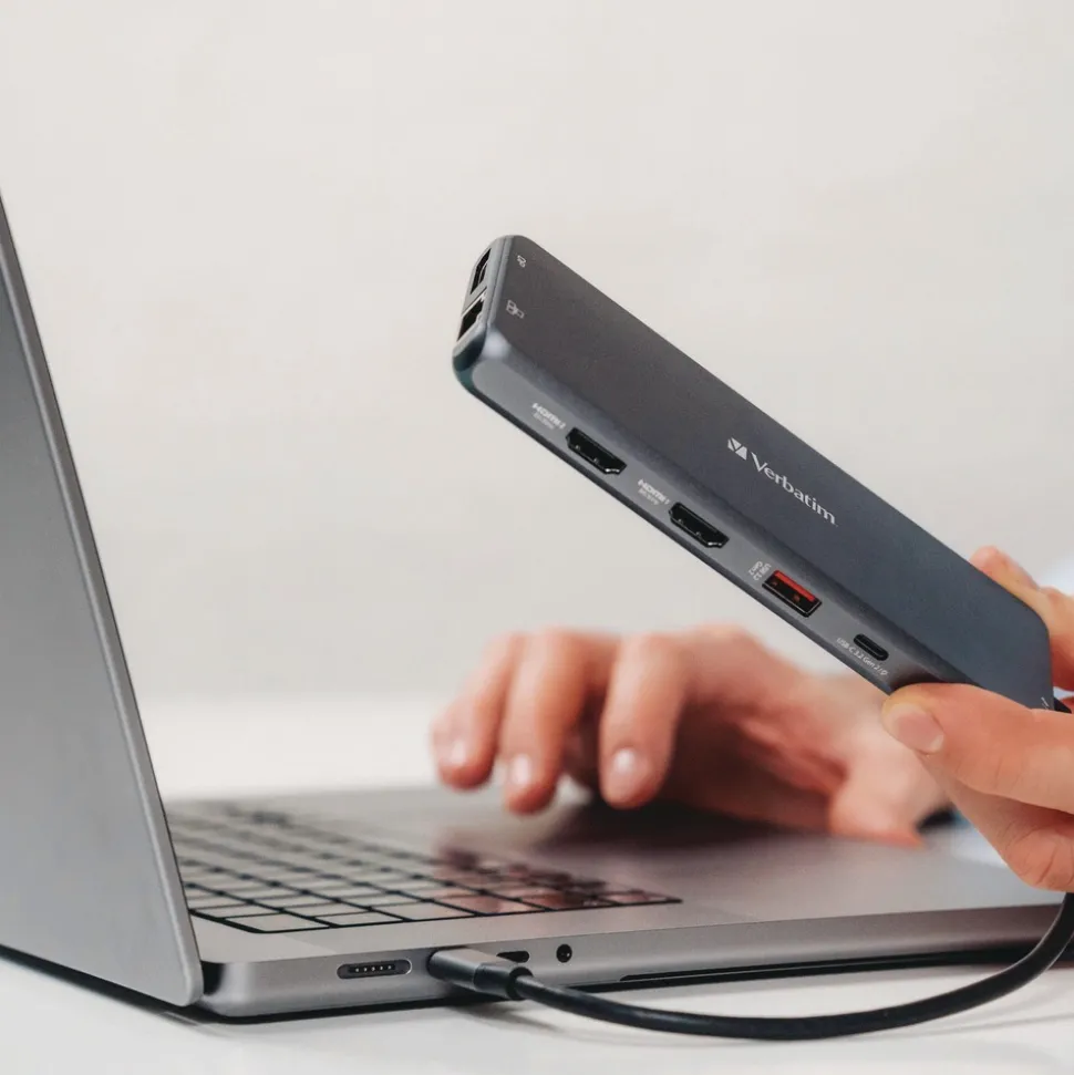 Verbatim USB-C Pro Multiport Hub CMH 13 Port - Gray