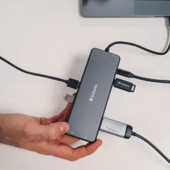Verbatim USB-C Pro Multiport Hub CMH 13 Port - Gray