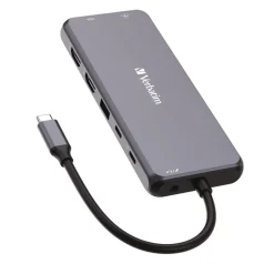 Verbatim USB-C Pro Multiport Hub14 Port - Gray