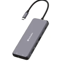 Verbatim USB-C Pro Multiport Hub14 Port - Gray