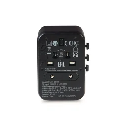 Verbatim UTA-07 3-USB-A/3-USB-C Universal Travel Adapter