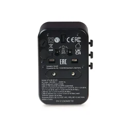 Verbatim UTA-08 3-USB-A/3-USB-C Universal Travel Adapter