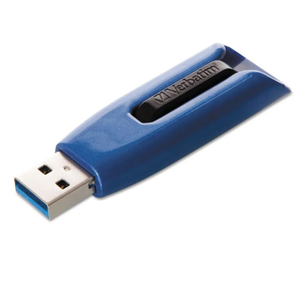 Verbatim V3 Max 64 GB USB 3.0 Flash Drive - Blue