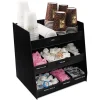 Vertiflex Commercial Grade 14.5 in. x 11.75 in. x 15 in. Vertical Condiment Organizer - Black