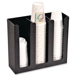 Vertiflex Commercial Grade Cup Holder for 8 oz to 32 oz Cups - Black