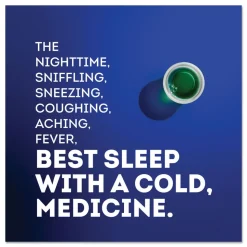 Vicks 12 oz. Bottle NyQuil Cold and Flu Nighttime Liquid (12/Carton)