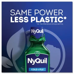 Vicks 12 oz. Bottle NyQuil Cold and Flu Nighttime Liquid (12/Carton)