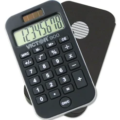 Victor 8-Digit LCD Antimicrobial Pocket Calculator