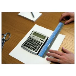 Victor Easy Read 12.5 in. Long Standard/Metric Stainless Steel Ruler - Blue
