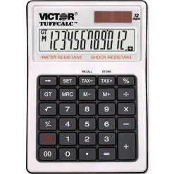 Victor TUFFCALC 12-Digit LCD Desktop Calculator