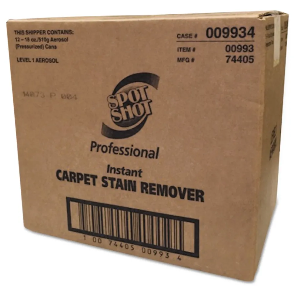 WD-40 18 oz. Aerosol Spray Spot Shot Professional Instant Carpet Stain Remover (12/Carton)