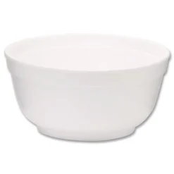 WinCup 8 oz Squat Style Foam Bowls - White (1000/Carton)